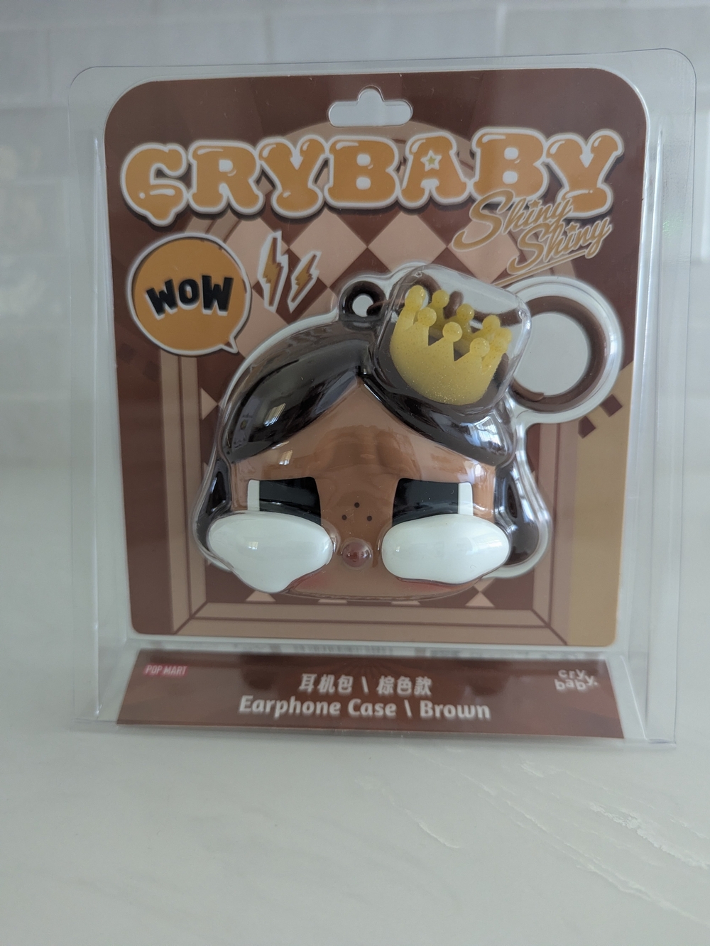 Crybaby Shiny Shiny Brown Earphone Case NWT